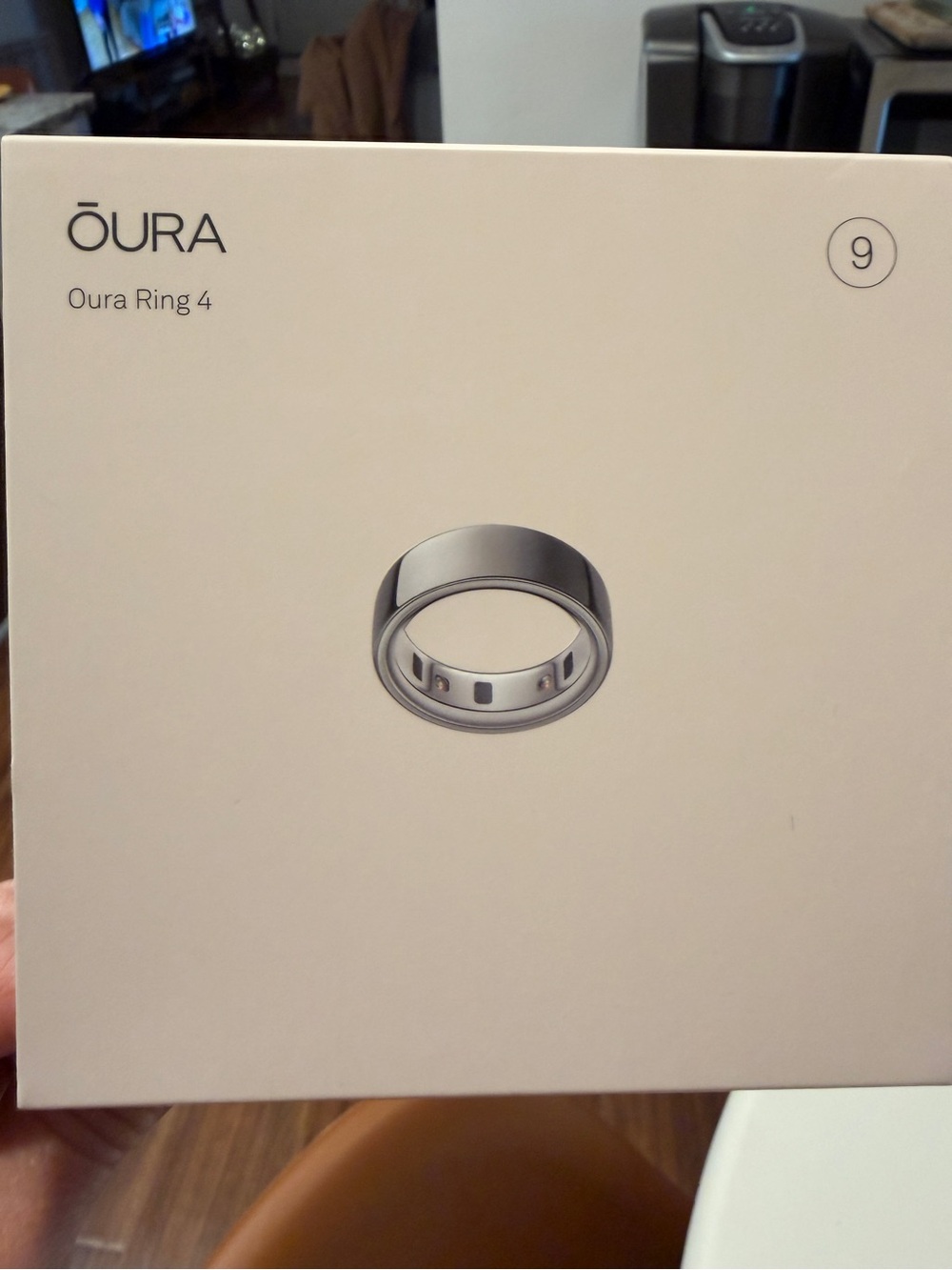 Oura Silver Ring 4 Size 9. Works perfect. Minor wear.